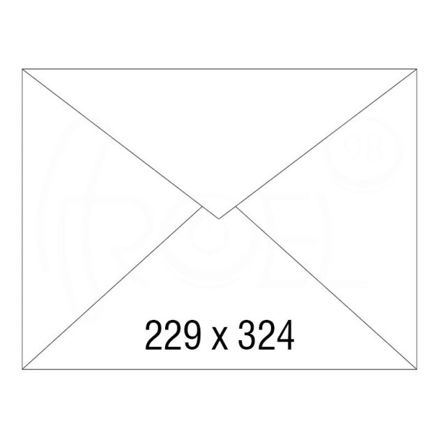 Плик ВП, 229 х 324 мм с триъгълен капак и лепило, 100 бр./оп. main product photo