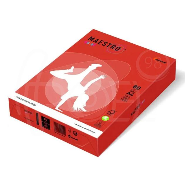 Копирна хартия Brick Red ZR09, A4, 500 листа, наситен цвят main product photo