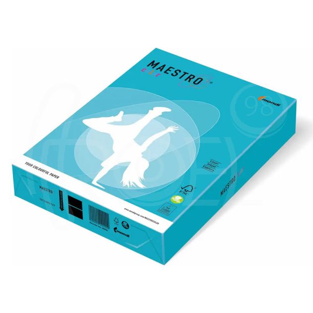 Копирна хартия Aqua Blue AB48, A4, 500 листа, наситен цвят main product photo