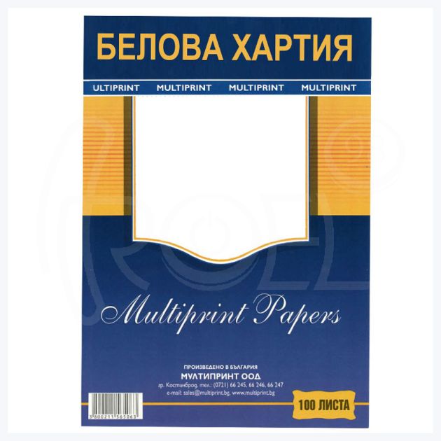 Белова хартия, 70 гр./м2, 100 л. main product photo
