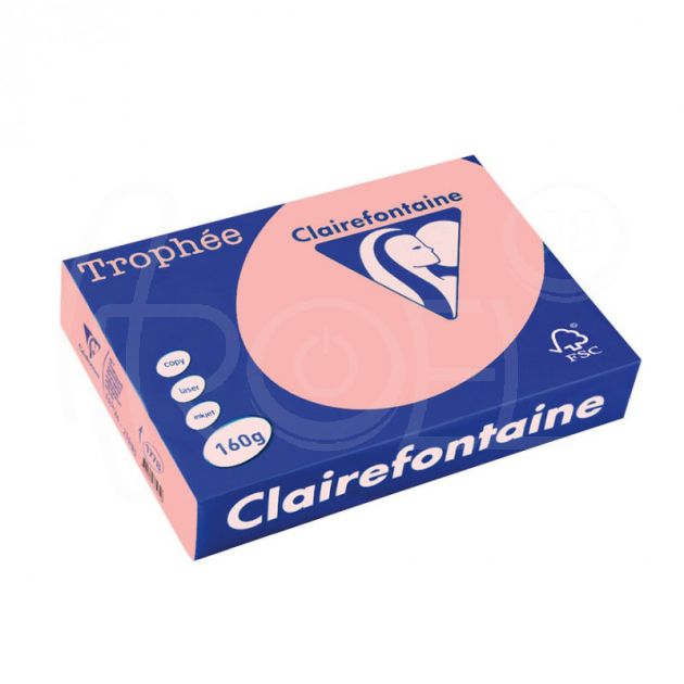 Копирна хартия цветна Clairefontaine, пастел, Pink, A3, 80 гр./м2, 500 листа main product photo