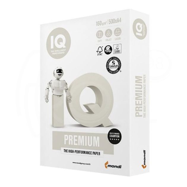 Копирен картон IQ Premium A4, 160 гр./м2, 250 л. main product photo