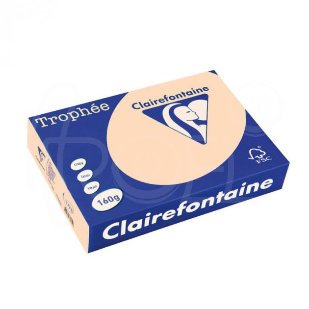 Копирна хартия цветна Clairefontaine, пастел, Salmon, A3, 80 гр./м2, 100 листа main product photo