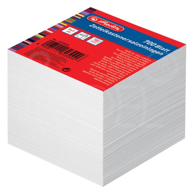 Резервно кубче Herlitz, нелепено, 700 л., в целофанова опаковка main product photo