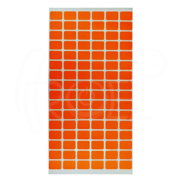 Ценови етикети, 12 x 18 мм, 96 ет./лист, самозалепващи, цветни main product photo