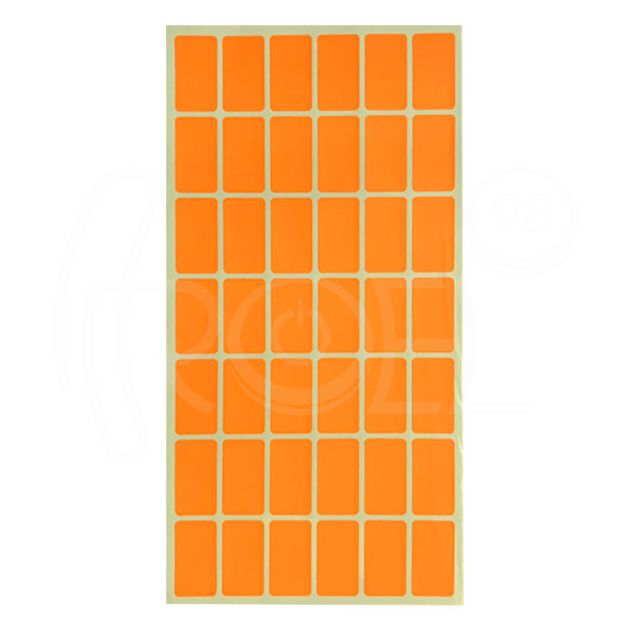 Ценови етикети, 17 x 30 мм, 42 ет./лист, самозалепващи, цветни main product photo