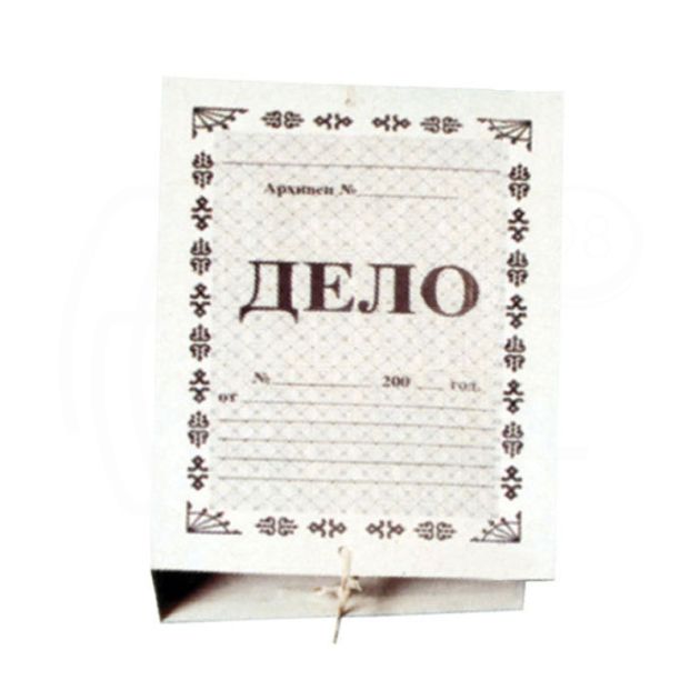 Папка ДЕЛО с връзки и хартиен гръб, 8 см main product photo