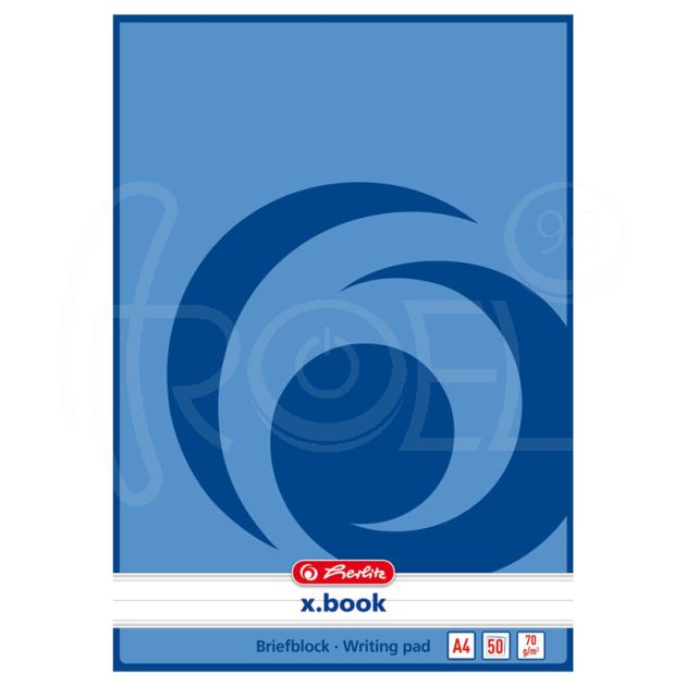 Блокнот Herlitz x.book, A4, редове, 50 л. main product photo