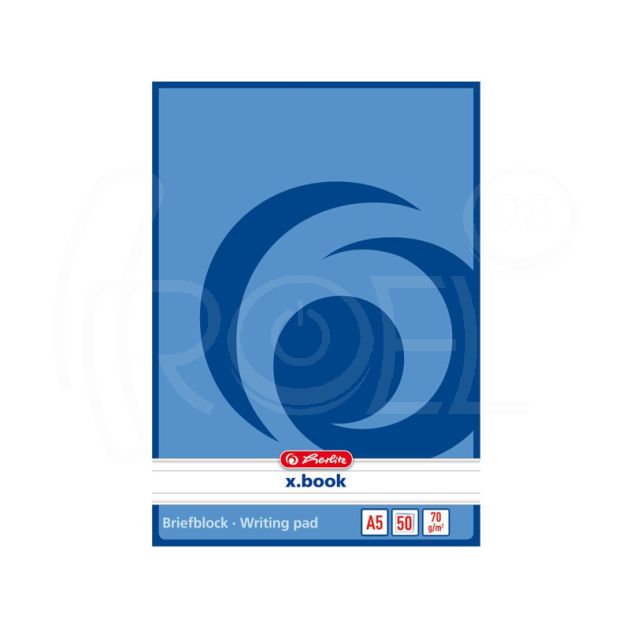 Блокнот Herlitz x.book, A5, редове, 50 л. main product photo