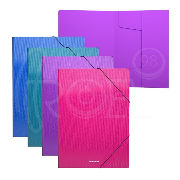 Папка с ластик Erich Krause Diagonal Vivid, A4 main product photo