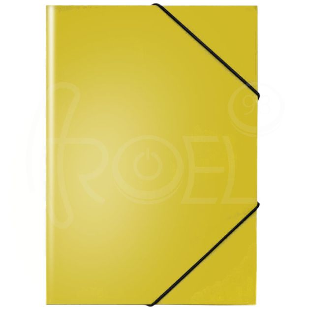 Папка с ластик и 3 странични капака, гланцирана, 270 x 350 мм main product photo