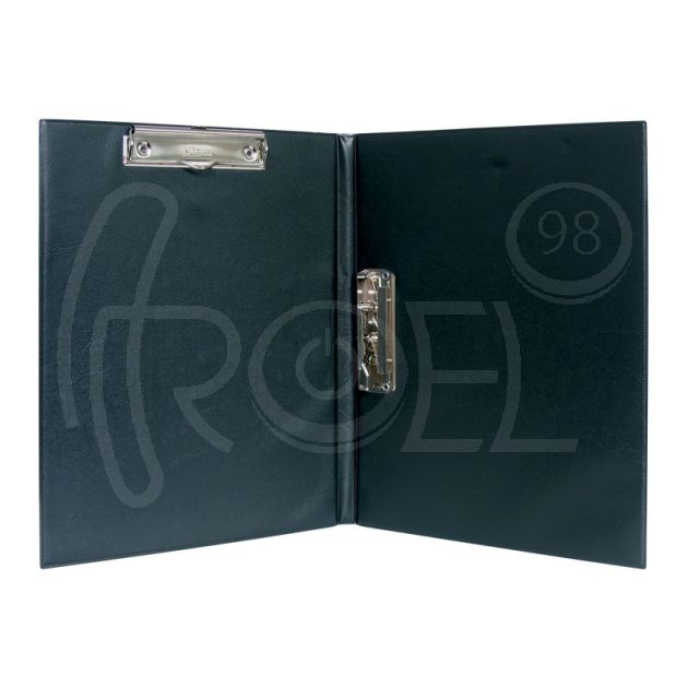 Клипборд с две машинки и капак Spree, A4, черна main product photo