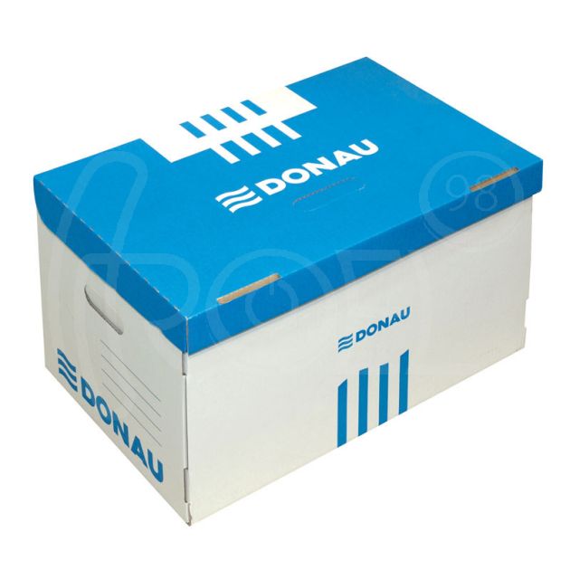 Архивен кашон Donau, бял картон, 522 х 351 х 305 мм main product photo