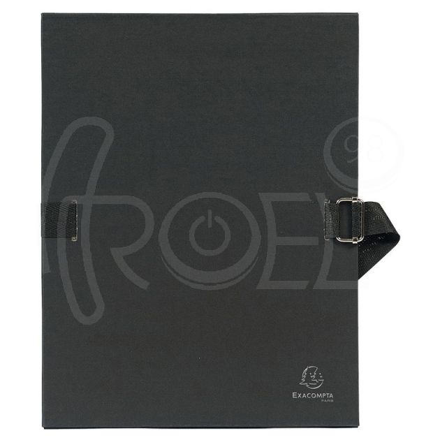 Папка Exacompta, картонена с връзка, черна main product photo