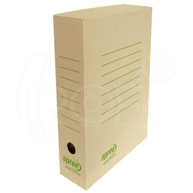 Кутия архивна Spree, кафява, 80 мм main product photo