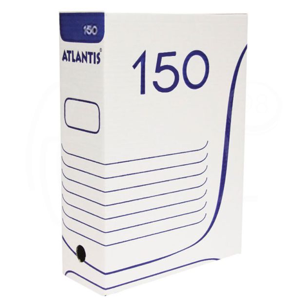 Архивна кутия Atlantis, бяла, 150 мм гръб main product photo