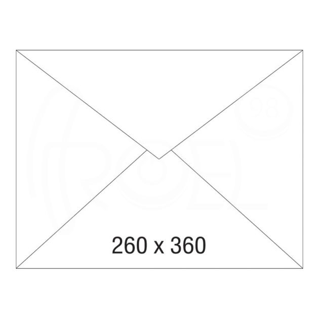 Плик ВП, 260 х 360 мм с триъгълен капак, 100 бр./оп. main product photo