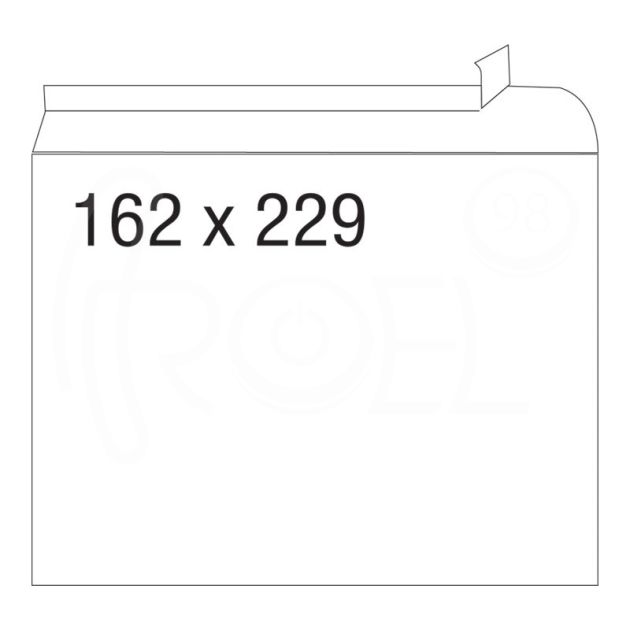 Плик, СЗЛ, C5, 162 х 229 мм, дълга страна, 100 бр./оп. main product photo