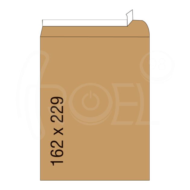 Кафяв плик, СЗЛ, C5, 162 х 229 мм, 100 бр./оп. main product photo