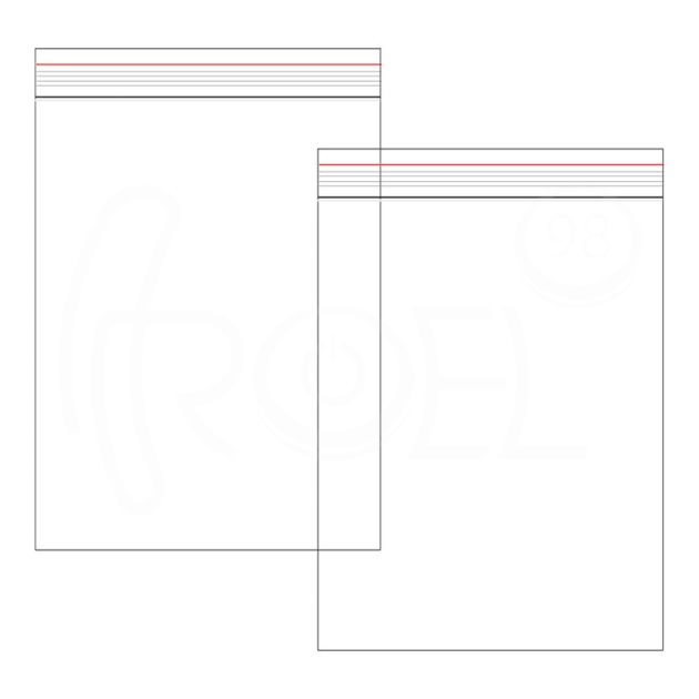 Плик 130 х 160 мм, с цип, 100 бр./оп. main product photo
