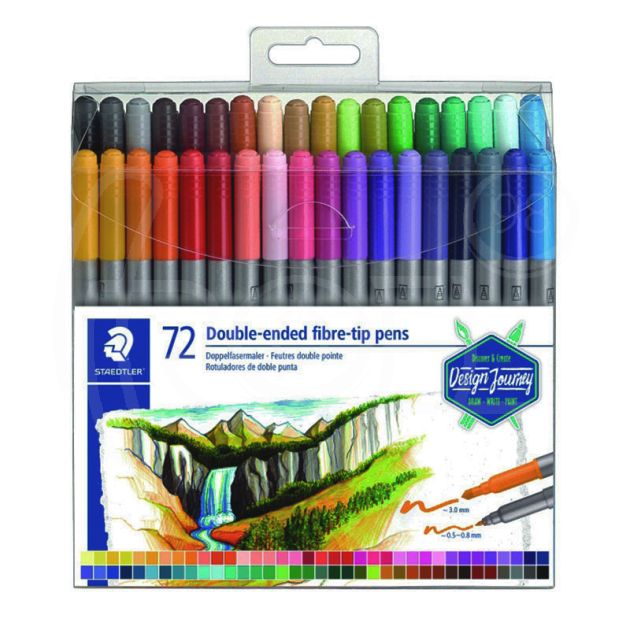 Двувърхи флумастери Staedtler, 72 цвята main product photo