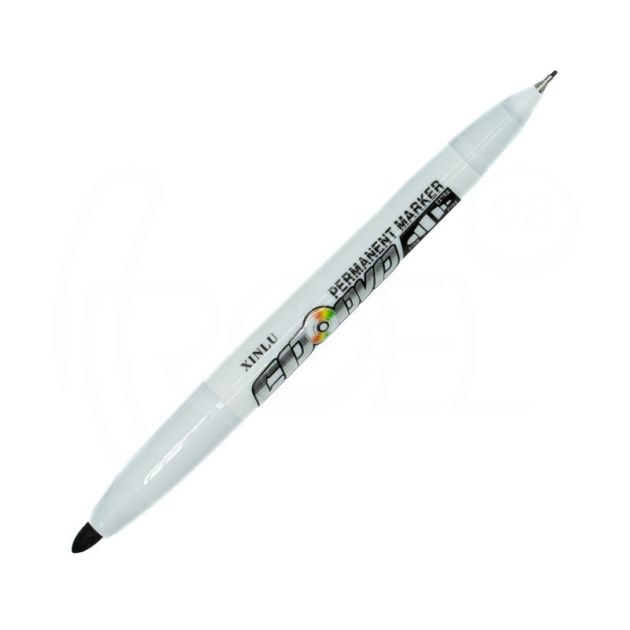 Маркер Xinlu 166, за CD/DVD, перманентен, двувърх main product photo