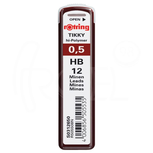 Графити Rotring, 0.5 мм, 12 бр. main product photo