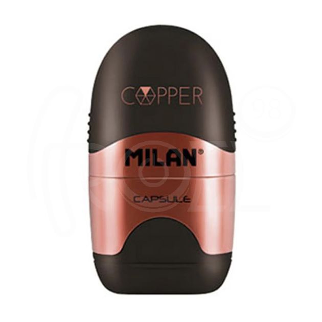 Острилка Milan Copper, единична, с гума main product photo