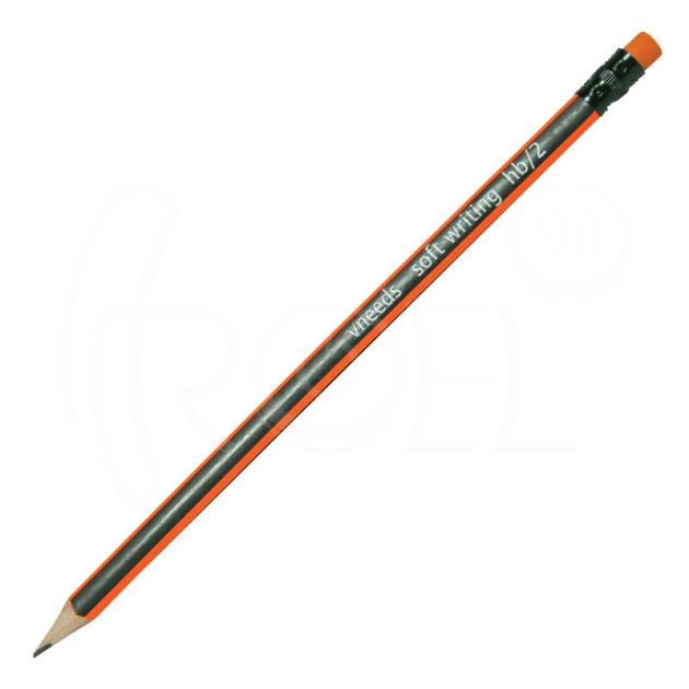 Молив обикновен Vneeds, триъгълен с гума main product photo
