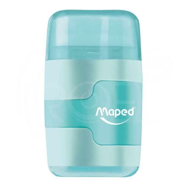 Острилка двойна + гума Maped Connect Pastel main product photo