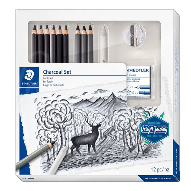 Комплект Staedtler Lumograph Charcoal, 12 части main product photo