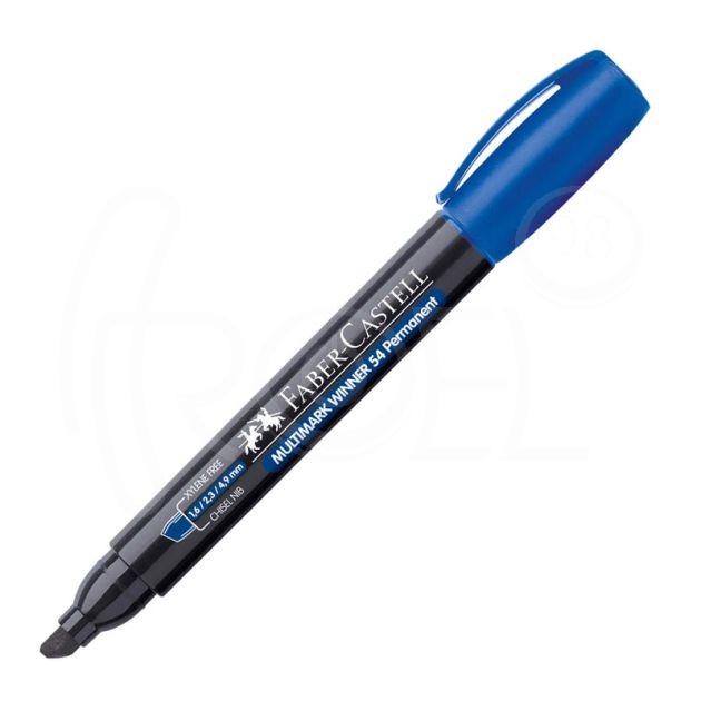 Маркер Faber-Castell Winner 54, скосен връх, перманентен main product photo