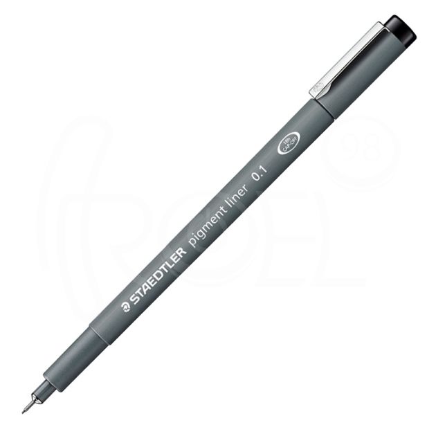 Тънкописец Staedtler Pigment Liner 308, черен, различни дебелини main product photo