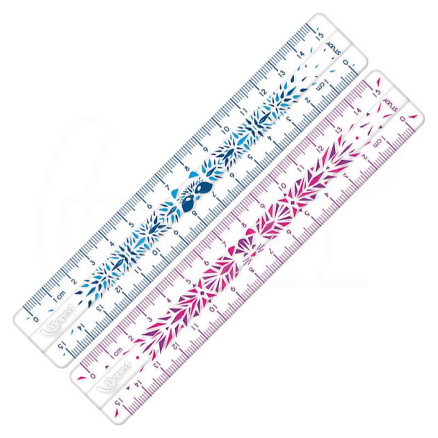 Линия Maped Study Fancy, нечуплива, 15 см. main product photo