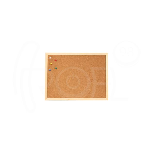 Коркова дъска с дървена рамка, 30 х 40 см main product photo