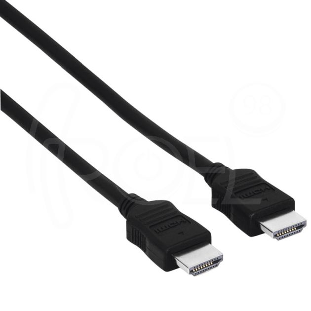 Кабел HAMA 205001, HDMI мъжко - HDMI мъжко,10.2 Gbit/s, 1080p, 3 м, Екраниран, Черен main product photo