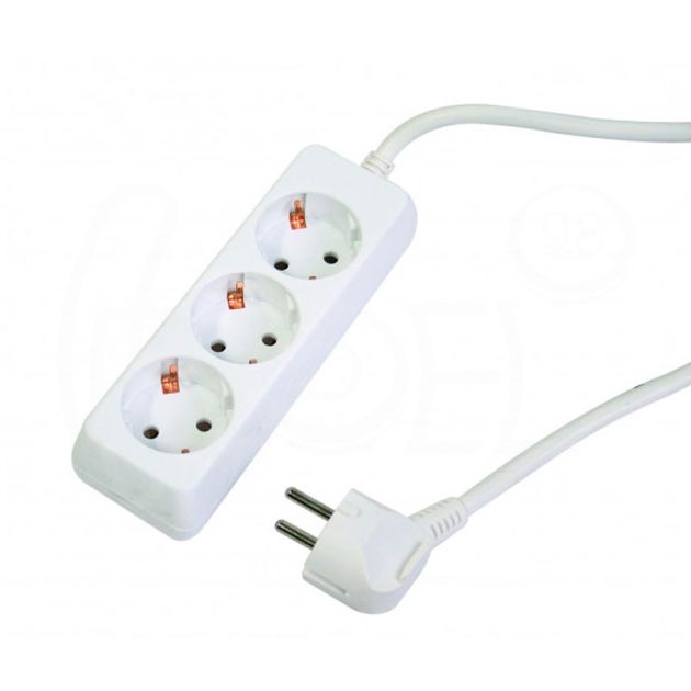 Разклонител с 3 гнезда, 1.5м кабел main product photo