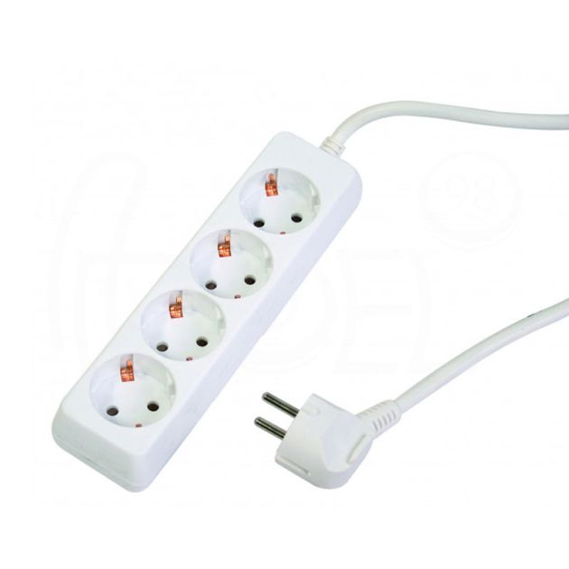 Разклонител с 4 гнезда, 1.5м кабел main product photo