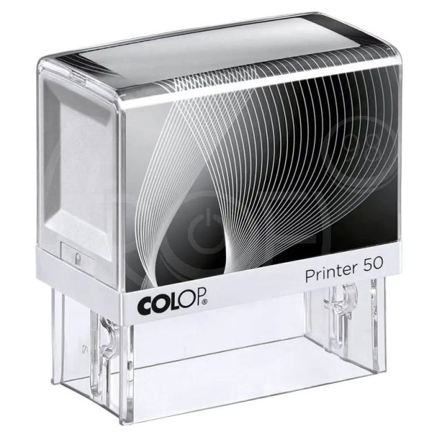 Печат Colop Printer 50, 30 х 69 мм, черен, син, червен main product photo