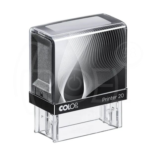 Печат COLOP Printer 20, 14 х 38 мм, черен, син, червен main product photo