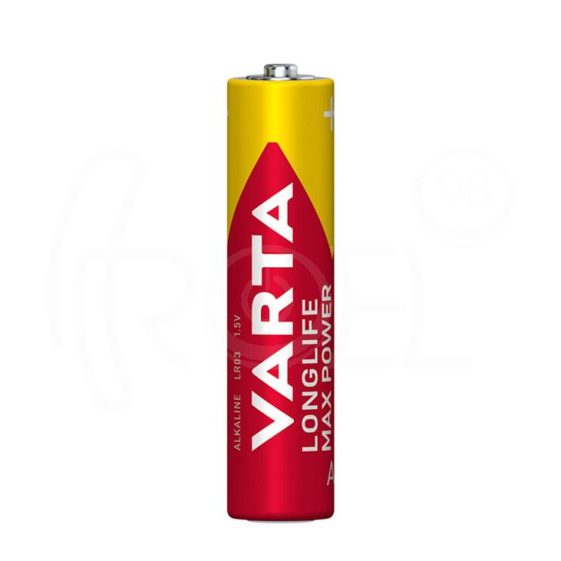 Усилена алкална батерия Varta Longlife Max Power AAA LR03 main product photo