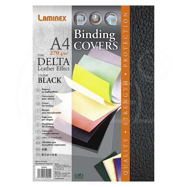 Плътна корица Laminex Delta Lux, цветна, 270гр, 100 бр/ оп. main product photo