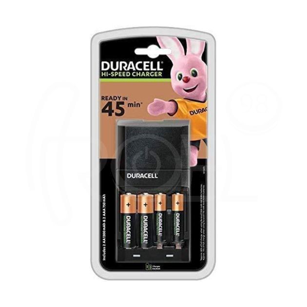 Зарядно устройство Duracell CEF27 + 2*AA NIMH 1300MAH + 2*AAA NIMH 750MAH 45 Min main product photo