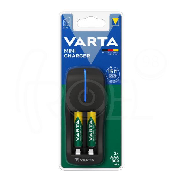 Зарядно устройство Varta Easy Energy Mini + 2 батерии Varta Accu AAA 800 mAh main product photo