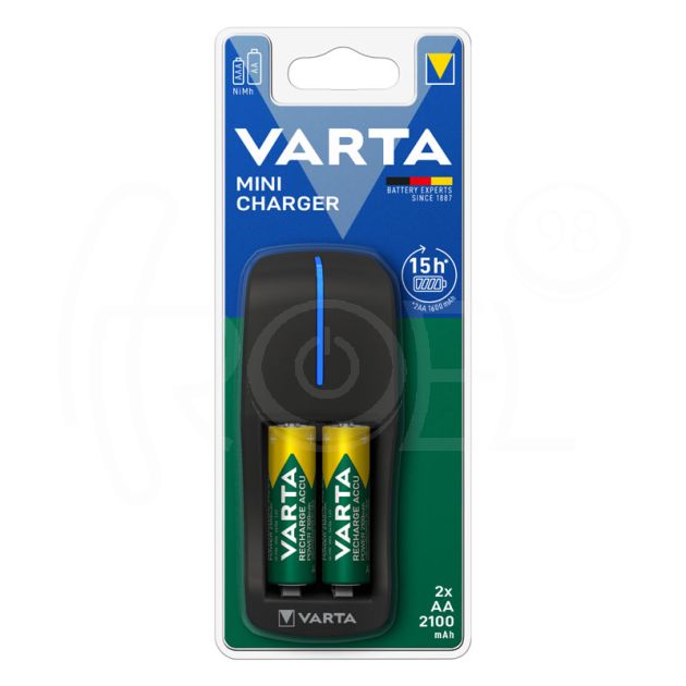 Зарядно устройство Varta Easy Energy Mini + 2 батерии Varta Accu 2100 mAh main product photo