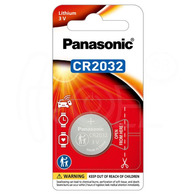 Батерии Panasonic CR2032, 3V main product photo