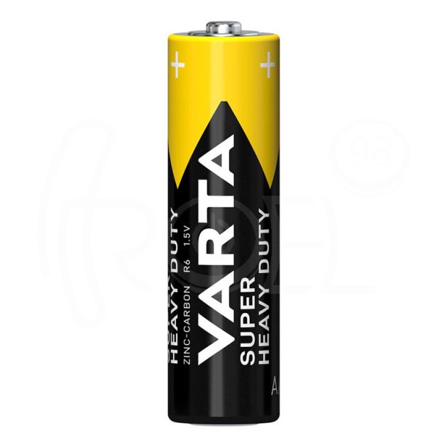 Усилена цинкова батерия Varta Super Heavy Duty R6P AA Varta Super Heavy Duty R6P AA main product photo