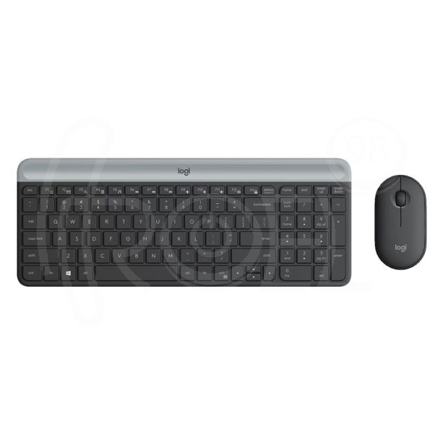 Комплект мултимедийна безжична клавиатура и мишка Logitech MK470 Slim main product photo