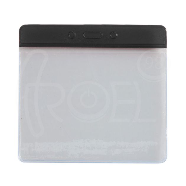 Бадж джоб PVC, хоризонтален, 107 х 83 мм, с цветен връх main product photo