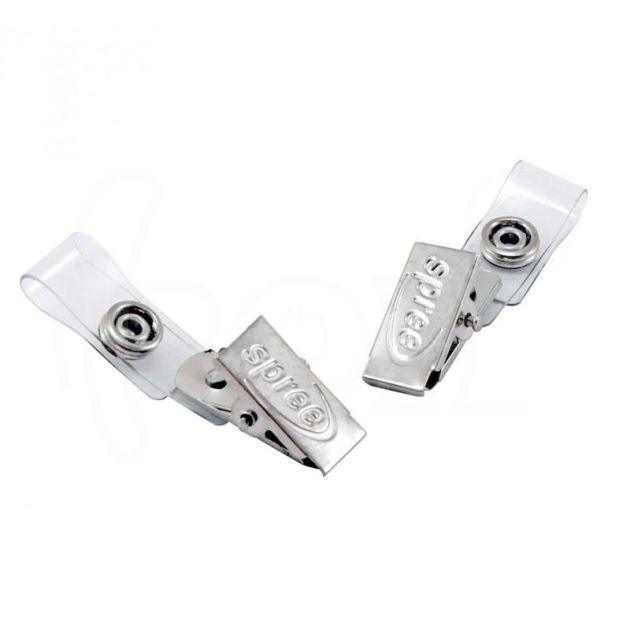 Щипка за бадж Spree, метална, с копче main product photo